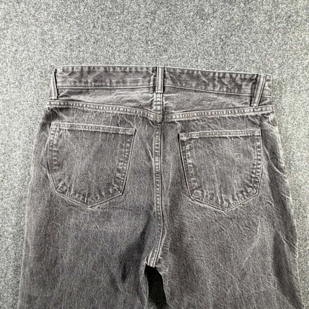 Banana Republic Mens 34x32 Trooper Fit White Oak Cone Selvedge Denim Jeans Black
